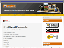 Tablet Screenshot of mirex-mh.sk